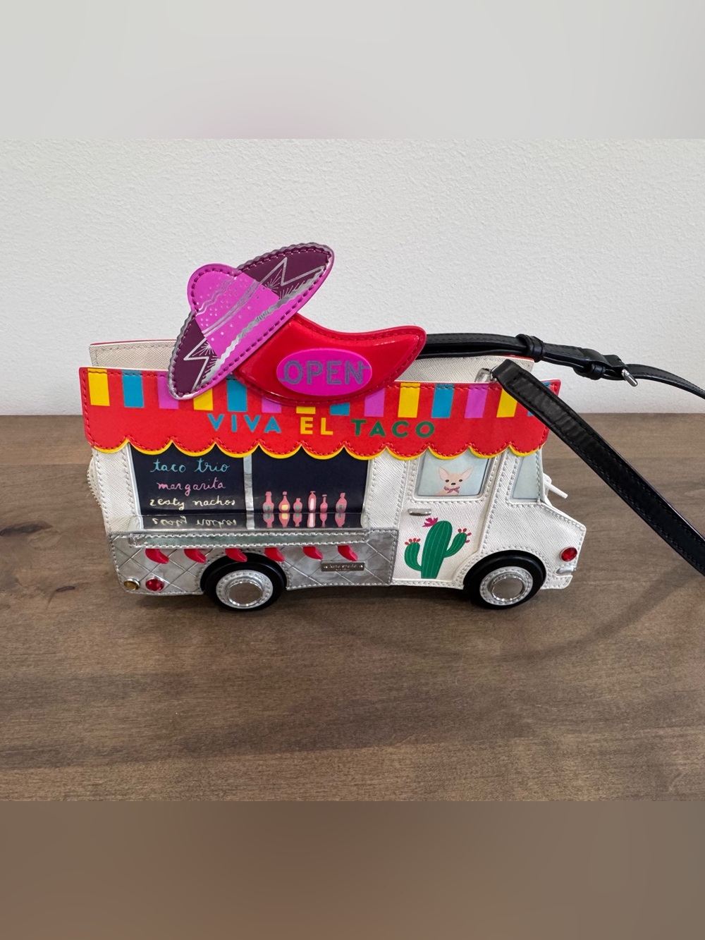 Kate Spade collectors Taco Truck Crossbody Bag - Pink & Red